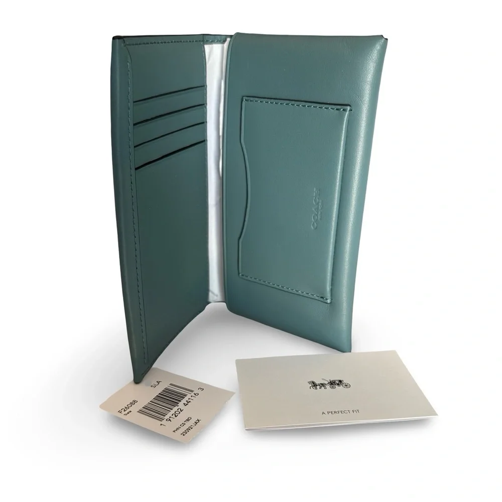 NWT Rare Coach NYC Ltd Ed License Plate Wallet Puffy Phone Case Clutch | F26088 - Picture 11 of 16